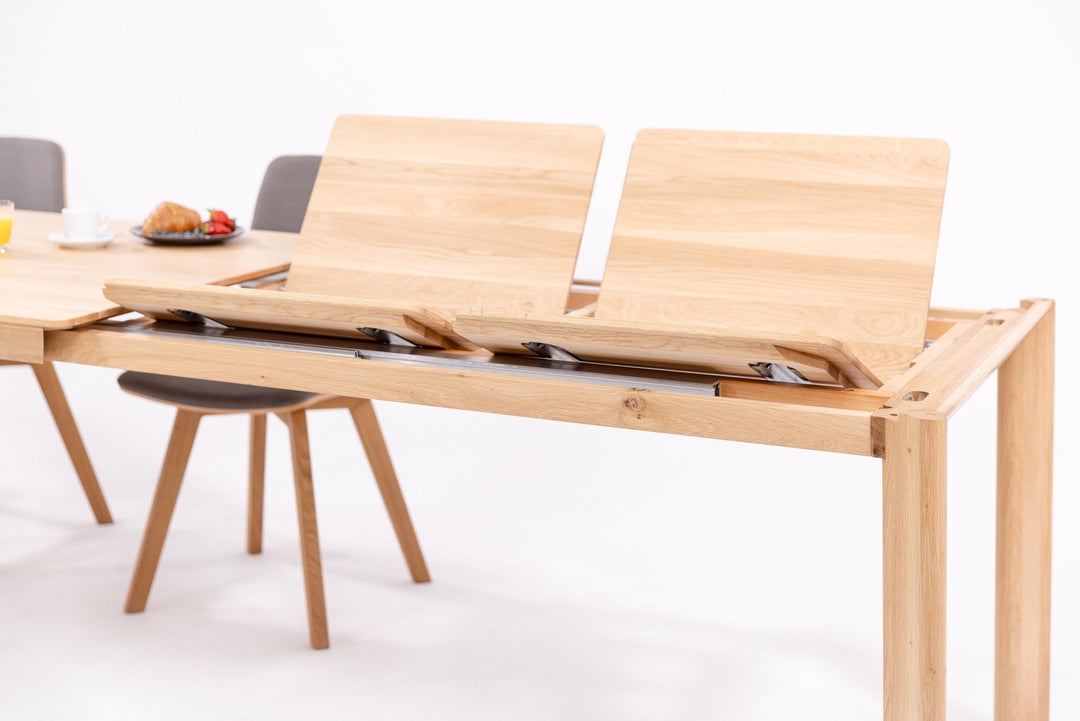 Tavolo da pranzo allungabile in legno massiccio DITA | KARPIS