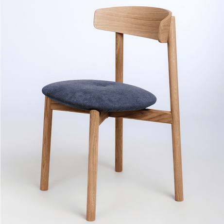 Sedie imbottite blu