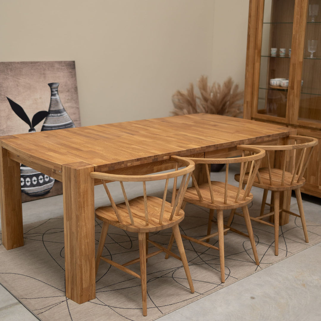 Sedie in legno di quercia