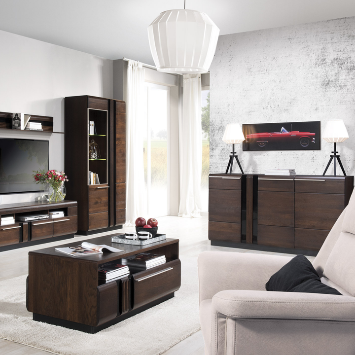 Credenza in rovere PORTI 45, 160x90x42 cm | VESKOR