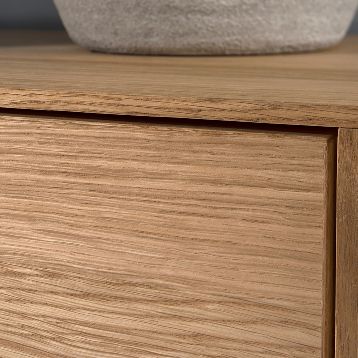 Porta TV in rovere miele JOIN 25, 180×52×40 cm | VESKOR