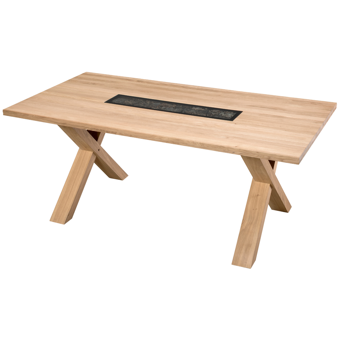 Tavolo da pranzo fisso NAPOLI 40, 200×100×77 cm | VESKOR