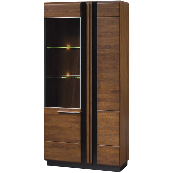 Vetrina in rovere PORTI 12, 95x198x42 cm | VESKOR