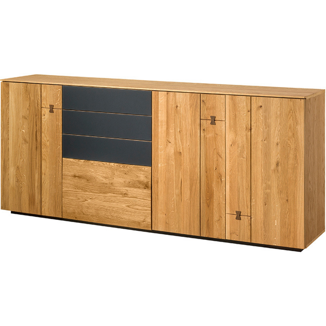 Cassettiera in rovere MINURA 47, 195x85x40 cm | VESKOR