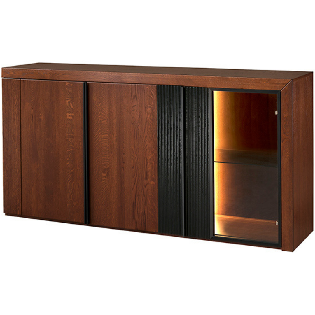 Cassettiera in rovere PARIS 12, 182x90x42 cm | VESKOR