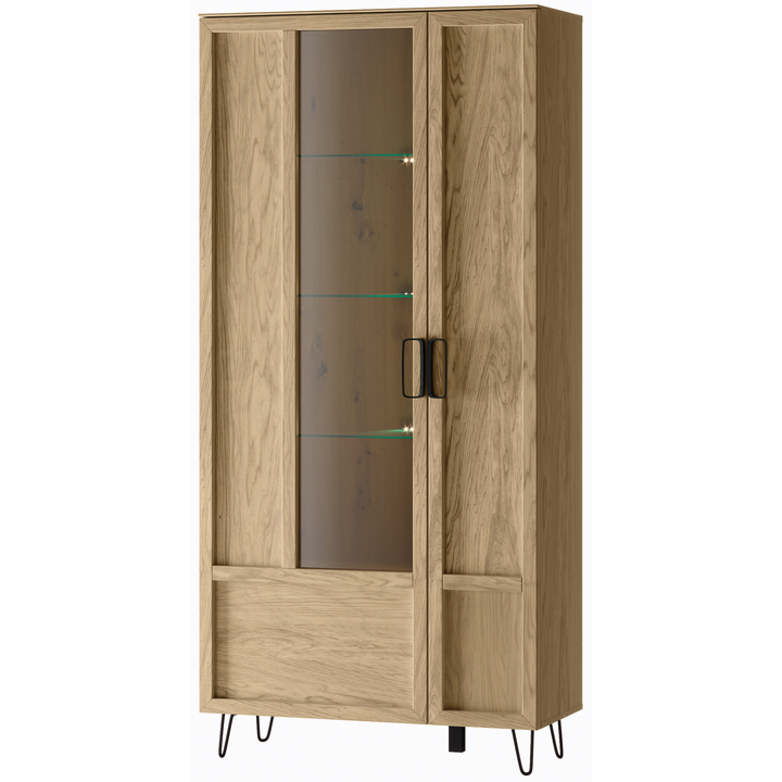 Vetrina in rovere LIMBO 12, 95×42×200 cm | VESKOR