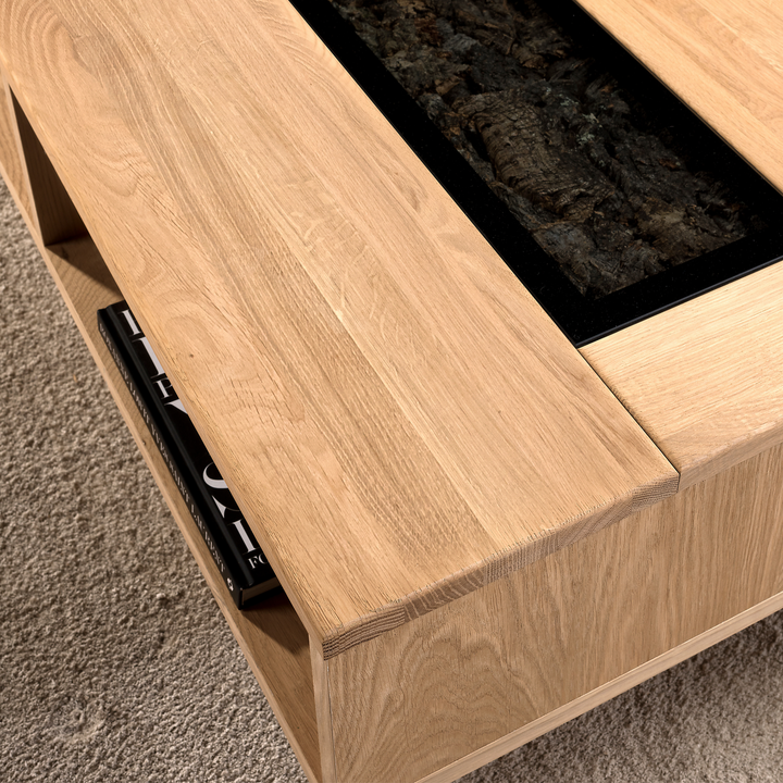 Tavolino in rovere NAPOLI 41, 115×42×65 cm | VESKOR