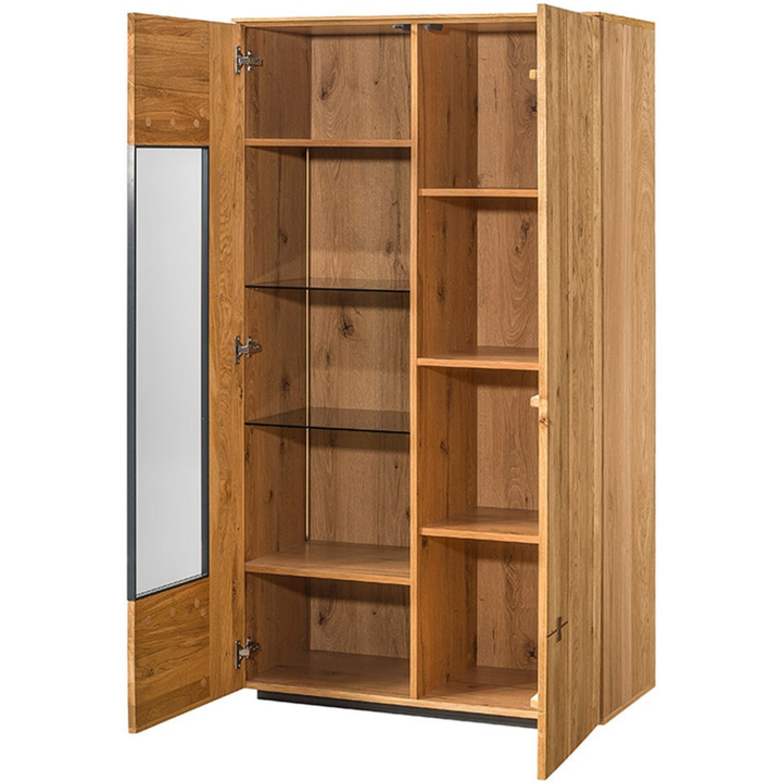 Vetrina in rovere MINURA 15, 90×40×160 cm | VESKOR