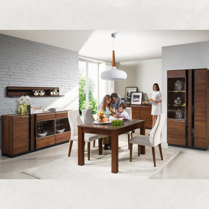 Vetrina in rovere PORTI 12, 95x198x42 cm | VESKOR