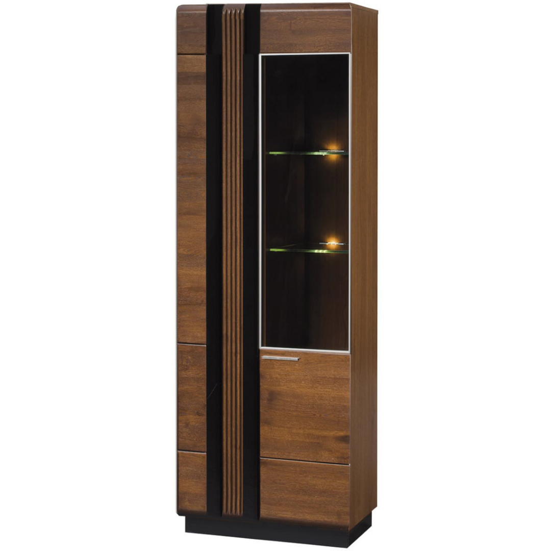 Vetrina in rovere PORTI 10, 66x198x42 cm | VESKOR