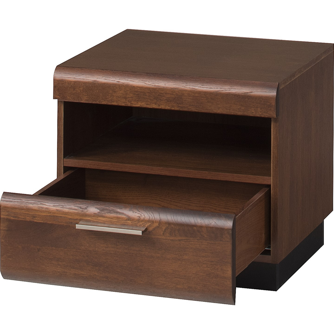 Comodino in rovere PORTI 79, 50x45x42 cm | VESKOR