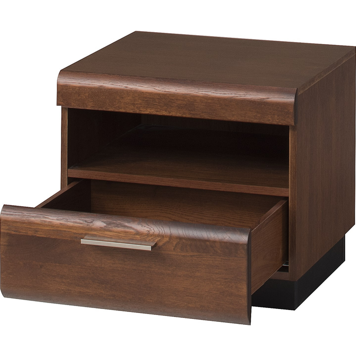 Comodino in rovere PORTI 79, 50x45x42 cm | VESKOR