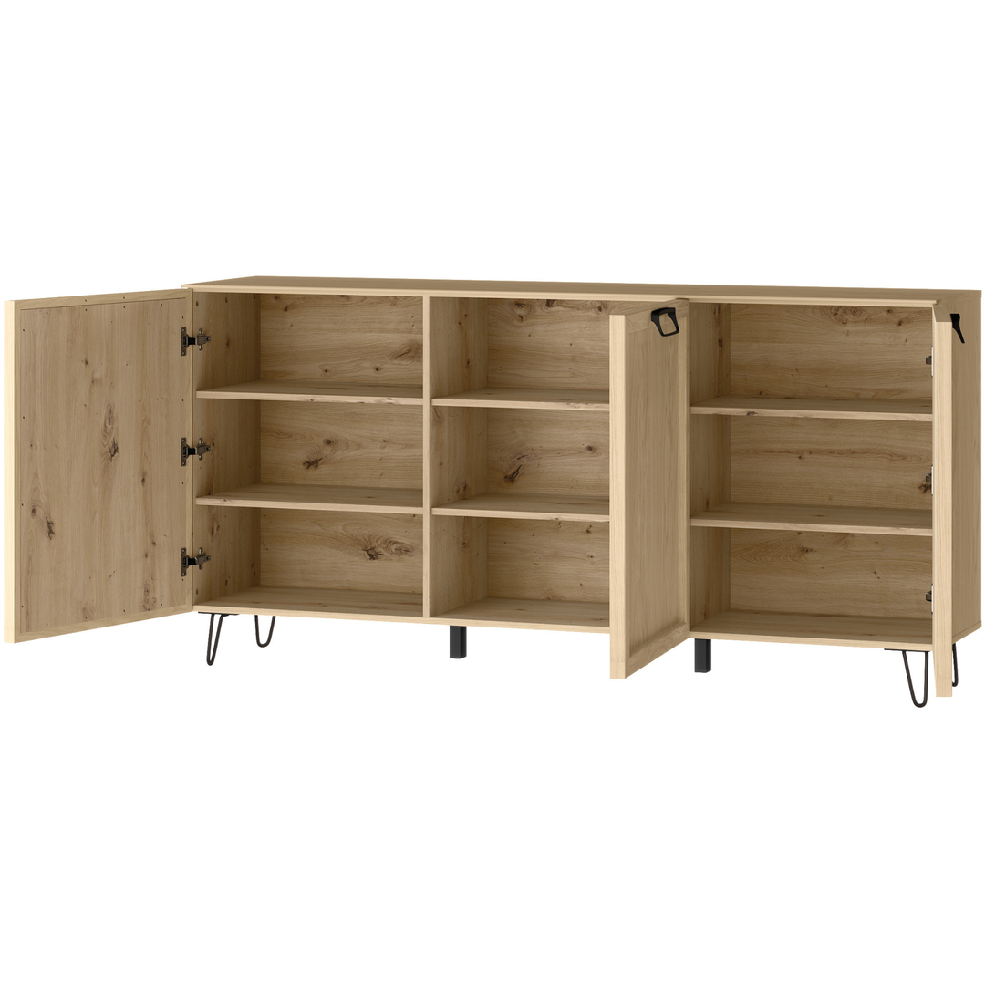 Cassettiera LIMBO 47 in rovere, 180×89X42 cm | VESKOR