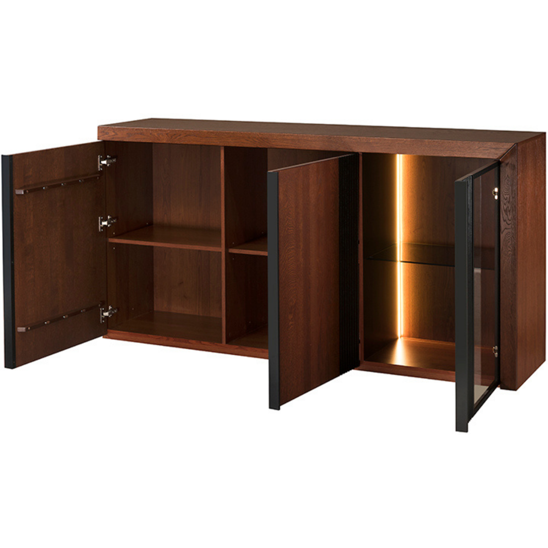 Cassettiera in rovere PARIS 12, 182x90x42 cm | VESKOR