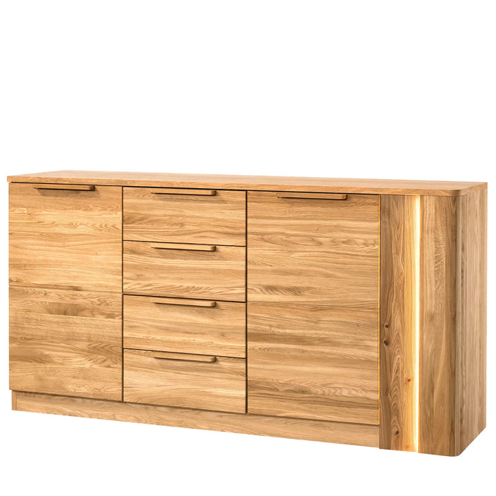 Cassettiera in rovere miele LONDON 46, 180X92X43 cm | VESKOR