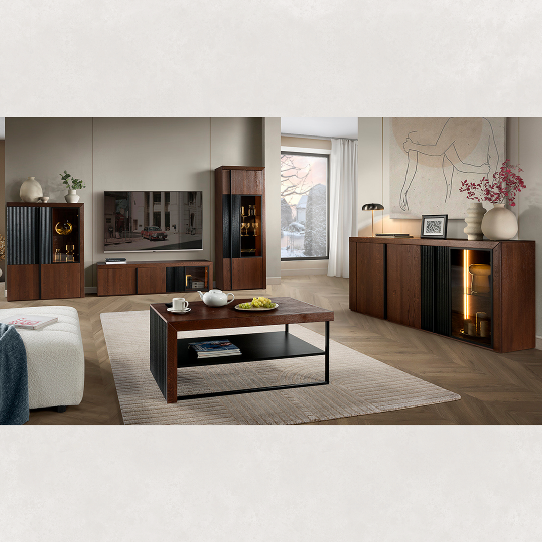 Cassettiera in rovere PARIS 12, 182x90x42 cm | VESKOR