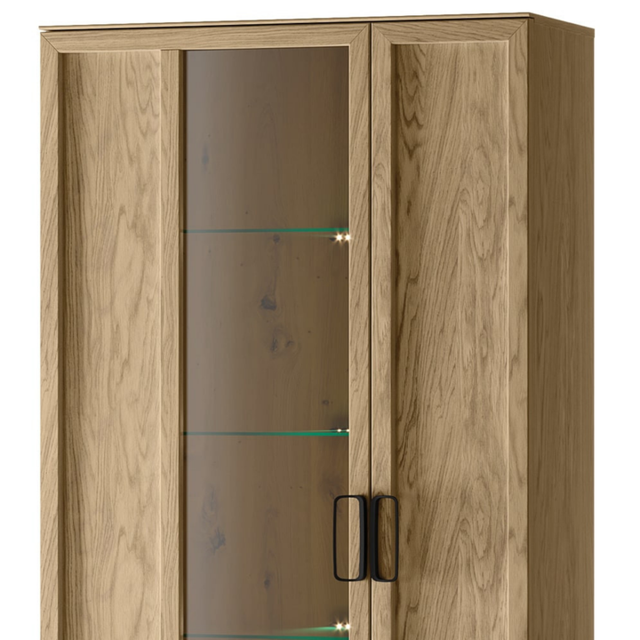 Vetrina in rovere LIMBO 12, 95×42×200 cm | VESKOR