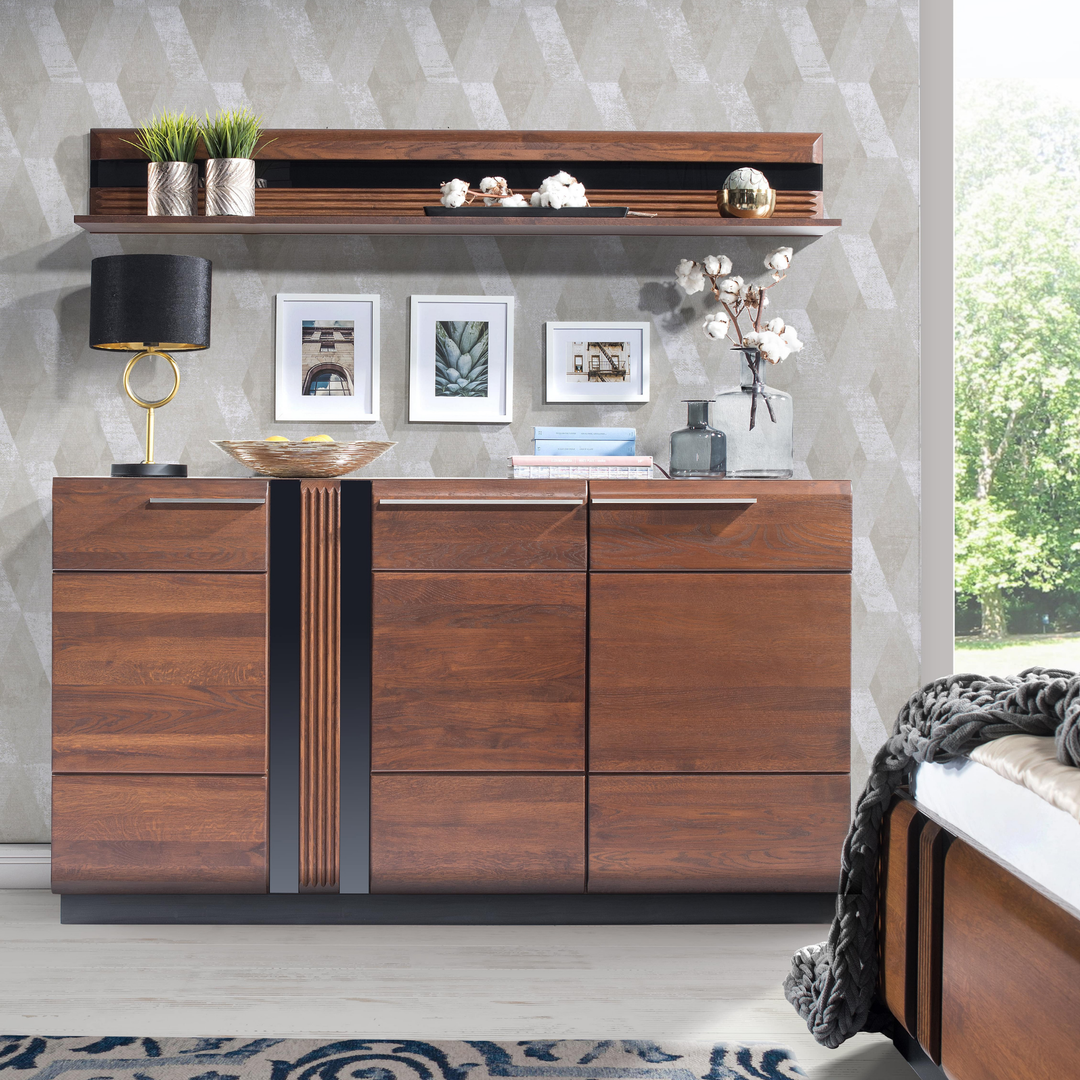 Credenza in rovere PORTI 45, 160x90x42 cm | VESKOR