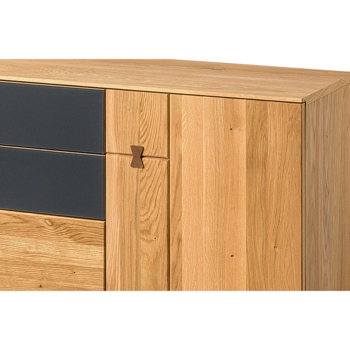 Mobile TV in rovere MINURA 25, 195×40×62 cm | VESKOR