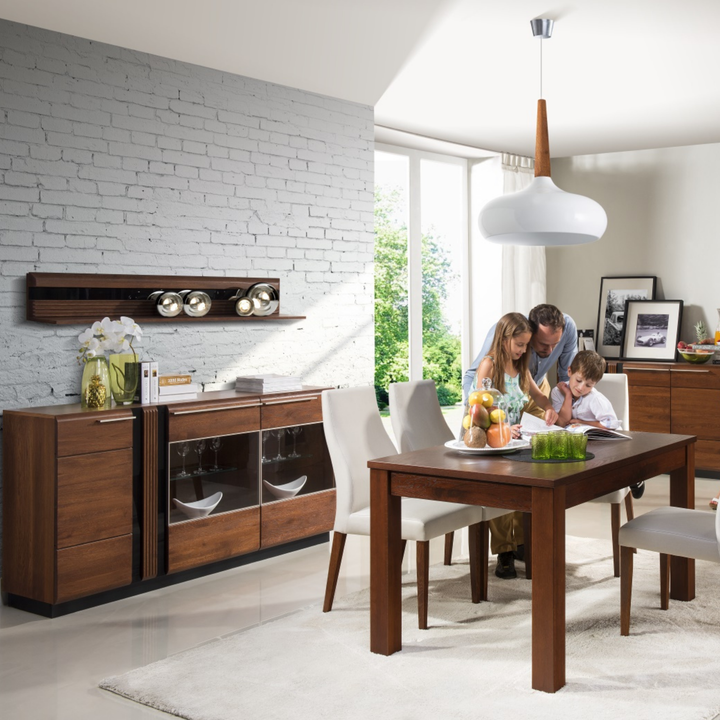 Credenza in rovere PORTI 48, 180x90x42 cm | VESKOR