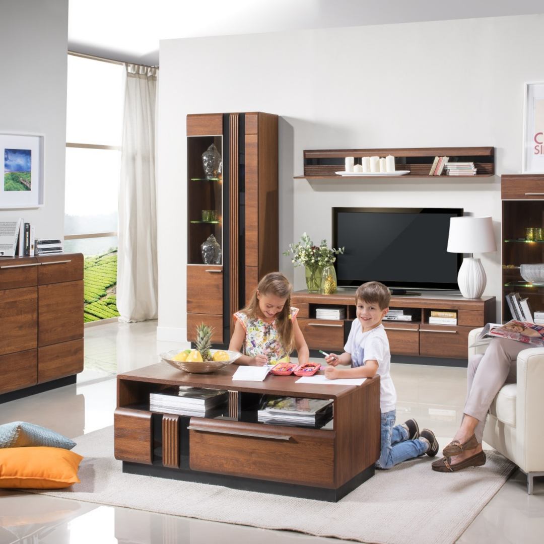 Tavolino in rovere PORTI 41, 110x47x60 cm | VESKOR