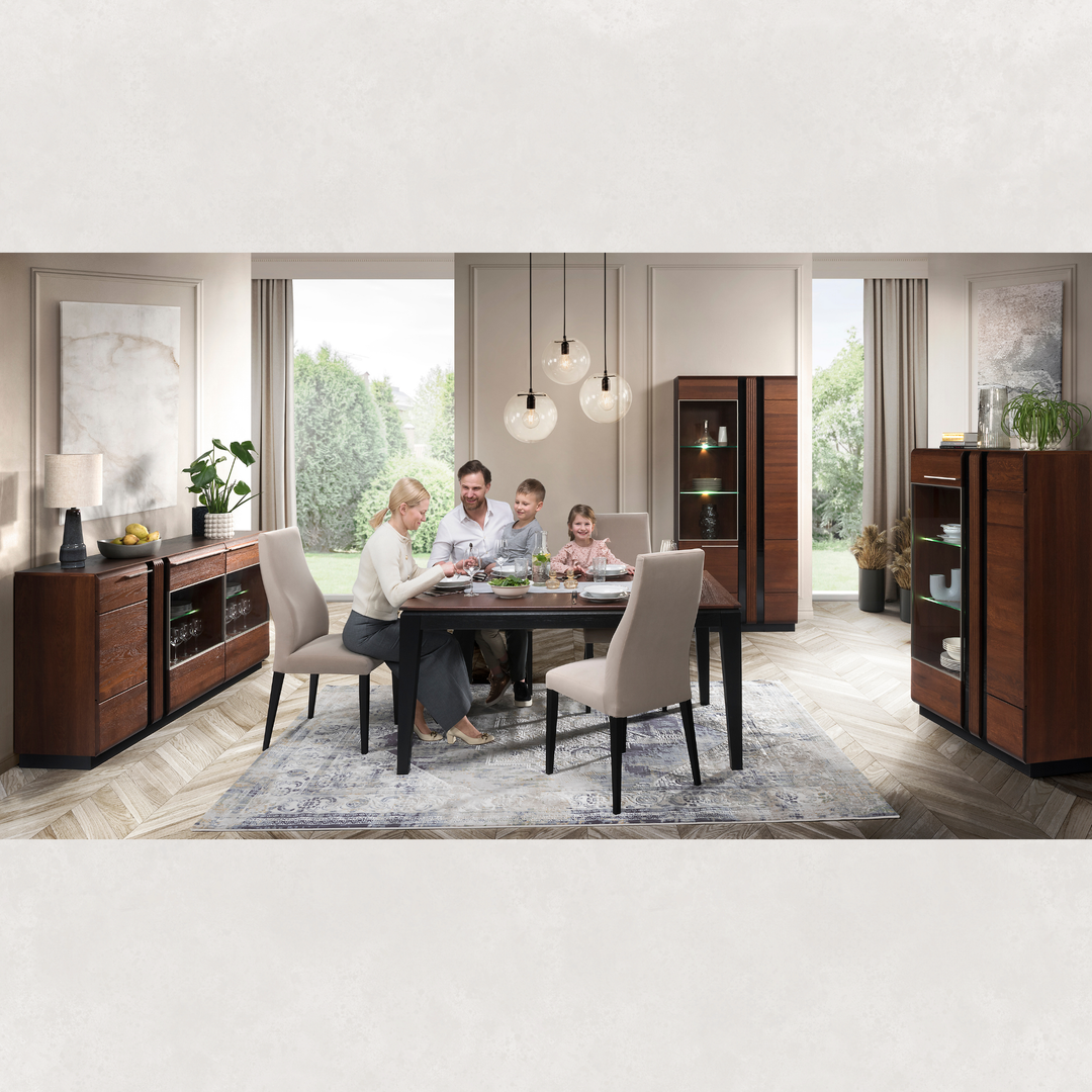 Vetrina in rovere PORTI 15, 95x145x42 cm | VESKOR