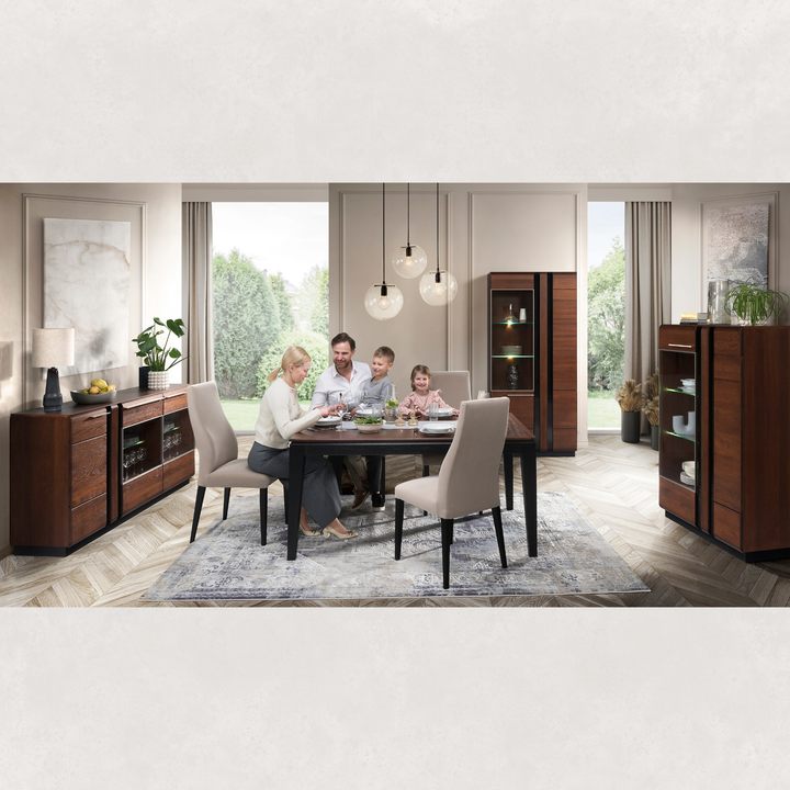 Vetrina in rovere PORTI 15, 95x145x42 cm | VESKOR