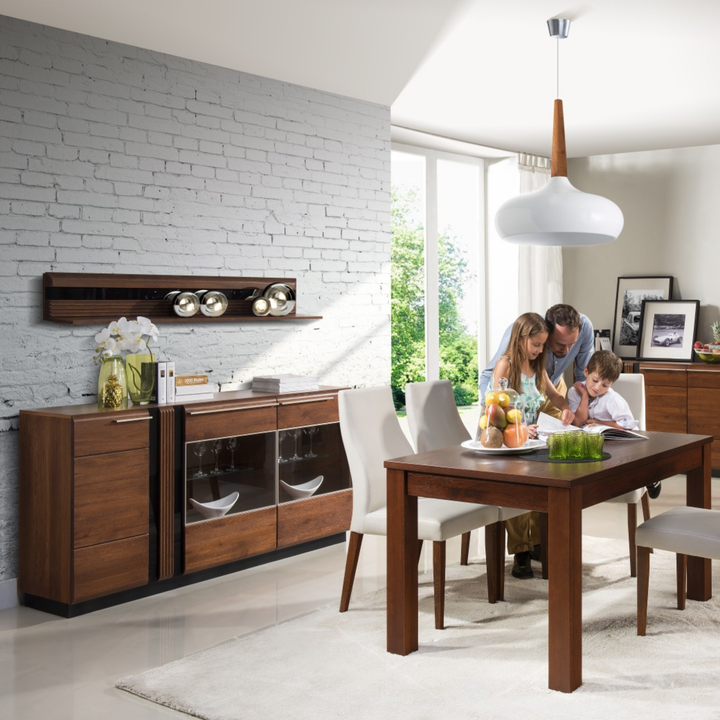 Scaffale in rovere PORTI 35, 160x23x25 cm | VESKOR