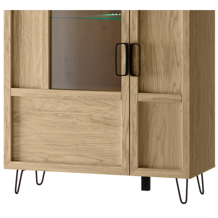 Vetrina in rovere LIMBO 15, 95×42×124 cm | VESKOR