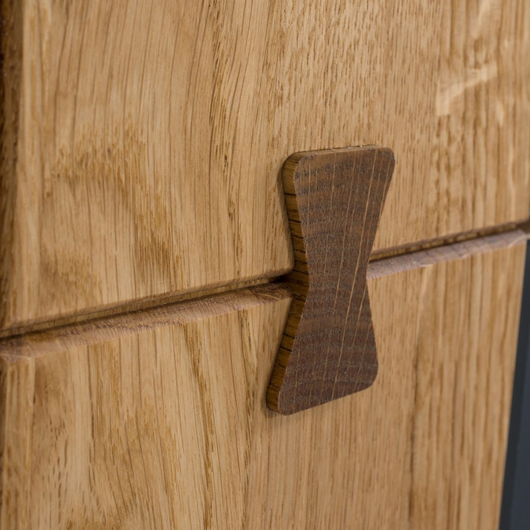 Vetrina in rovere MINURA 10, 45×40×190 cm | VESKOR