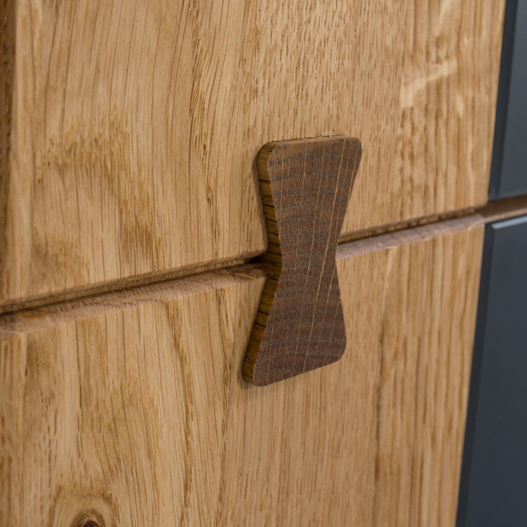 Cassettiera in rovere MINURA 47, 195x85x40 cm | VESKOR