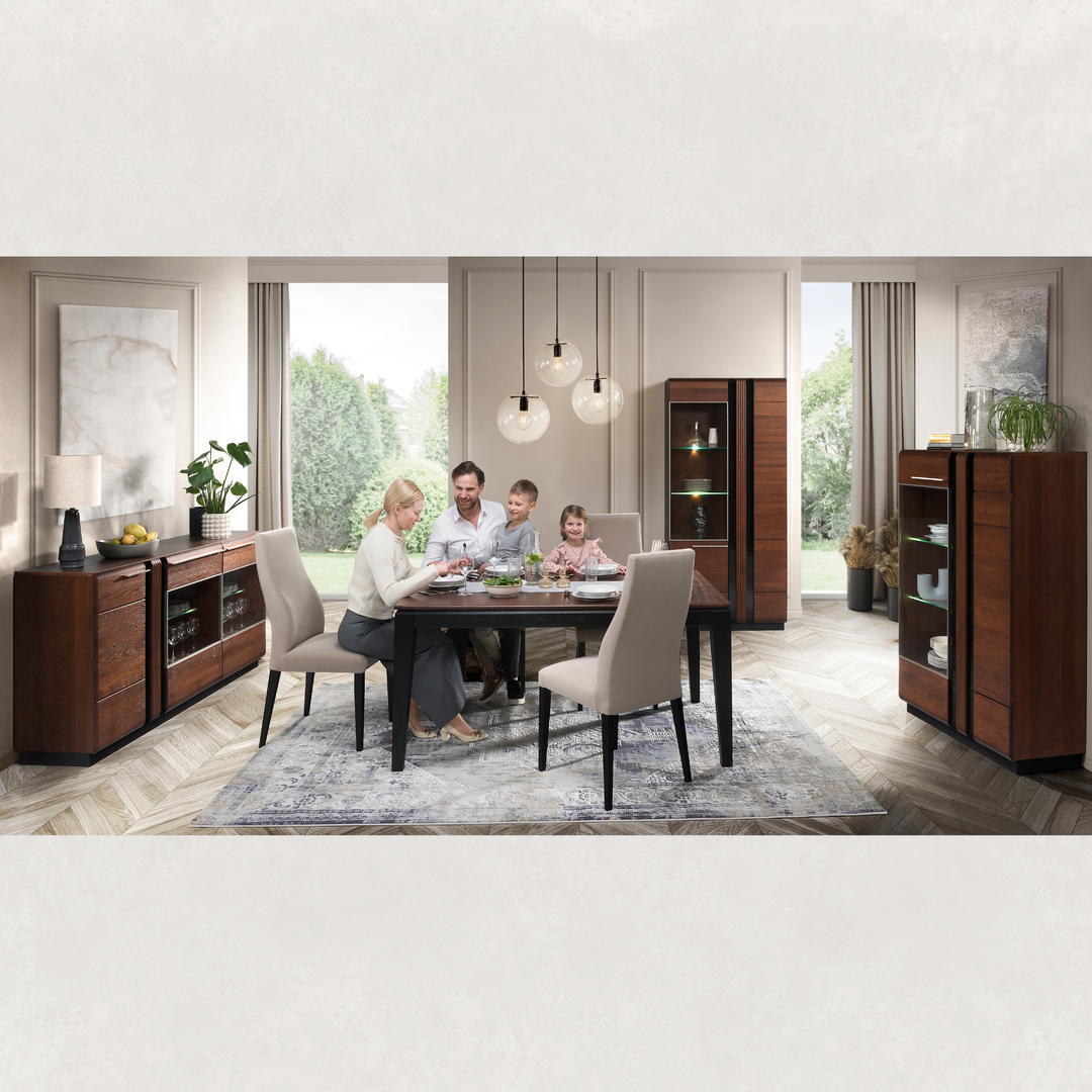 Credenza in rovere PORTI 48, 180x90x42 cm | VESKOR