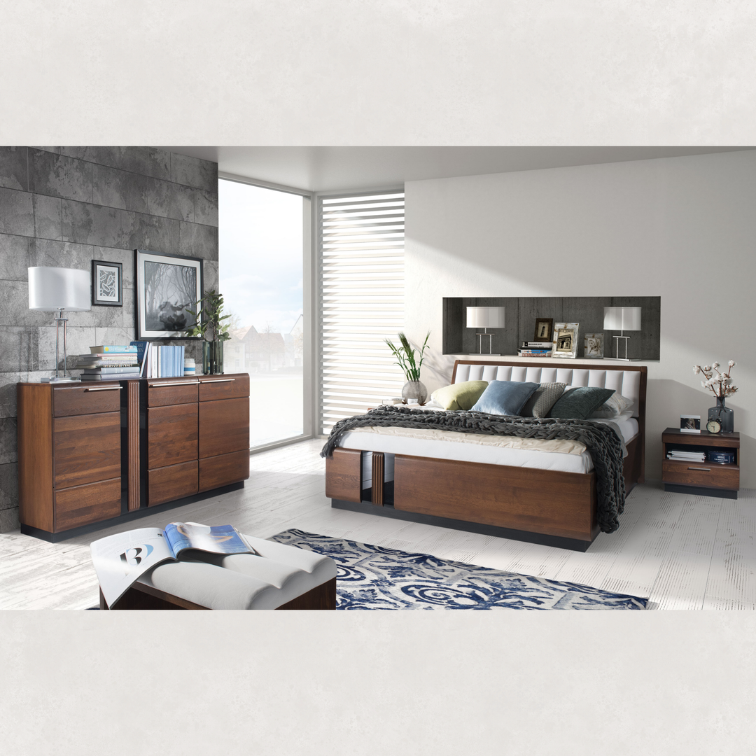 Credenza in rovere PORTI 45, 160x90x42 cm | VESKOR