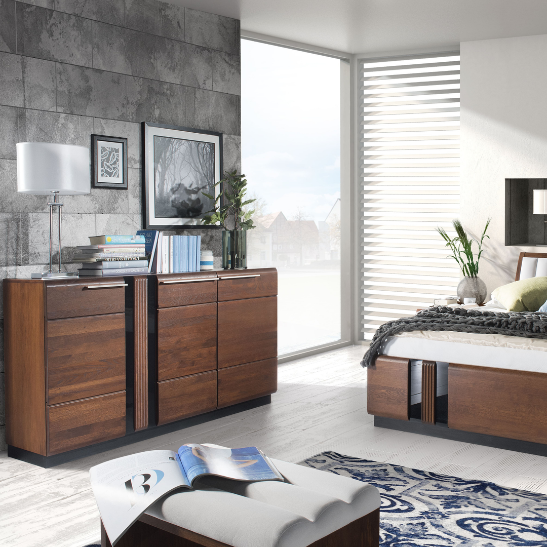 Credenza in rovere PORTI 45, 160x90x42 cm | VESKOR