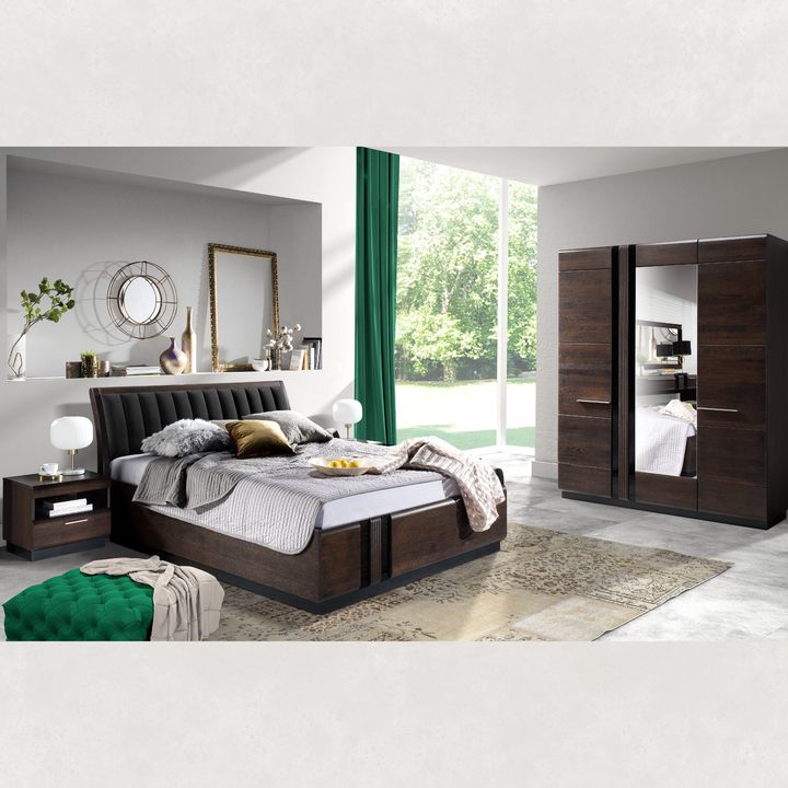 Comodino in rovere PORTI 79, 50x45x42 cm | VESKOR