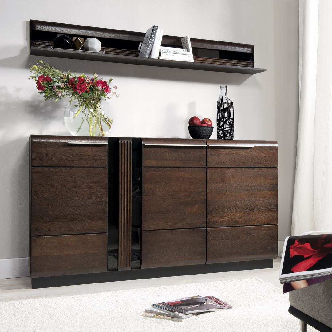 Credenza in rovere PORTI 45, 160x90x42 cm | VESKOR