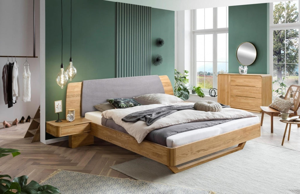 VESKOR Camera da letto in rovere massiccio della collezione Alina Collezione di mobili moderni nordici