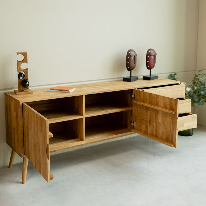 VESKOR Credenza Malmo in legno massiccio di quercia Mobili moderni nordici