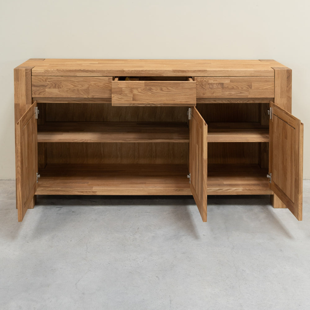 Credenza in rovere massiccio BALDER, 160x44x82 cm, VESKOR | VESKOR