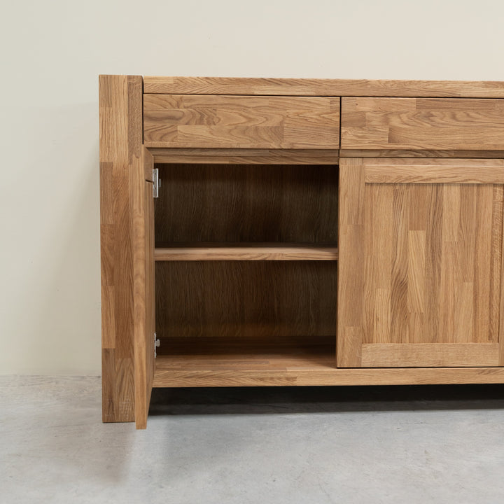 Credenza in rovere massiccio BALDER, 160x44x82 cm, VESKOR | VESKOR