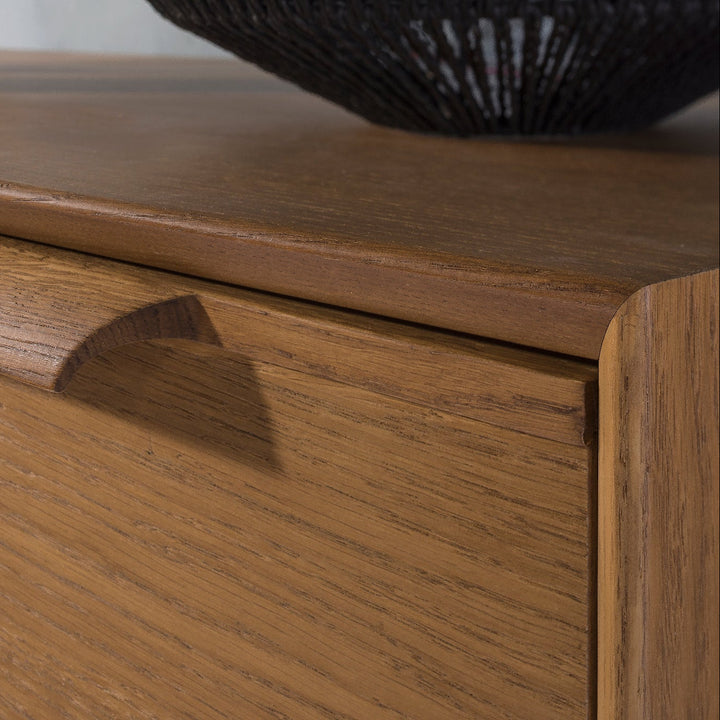 Cassettiera rustica in rovere LEO 12, 105×49,5×100,7 cm | VESKOR