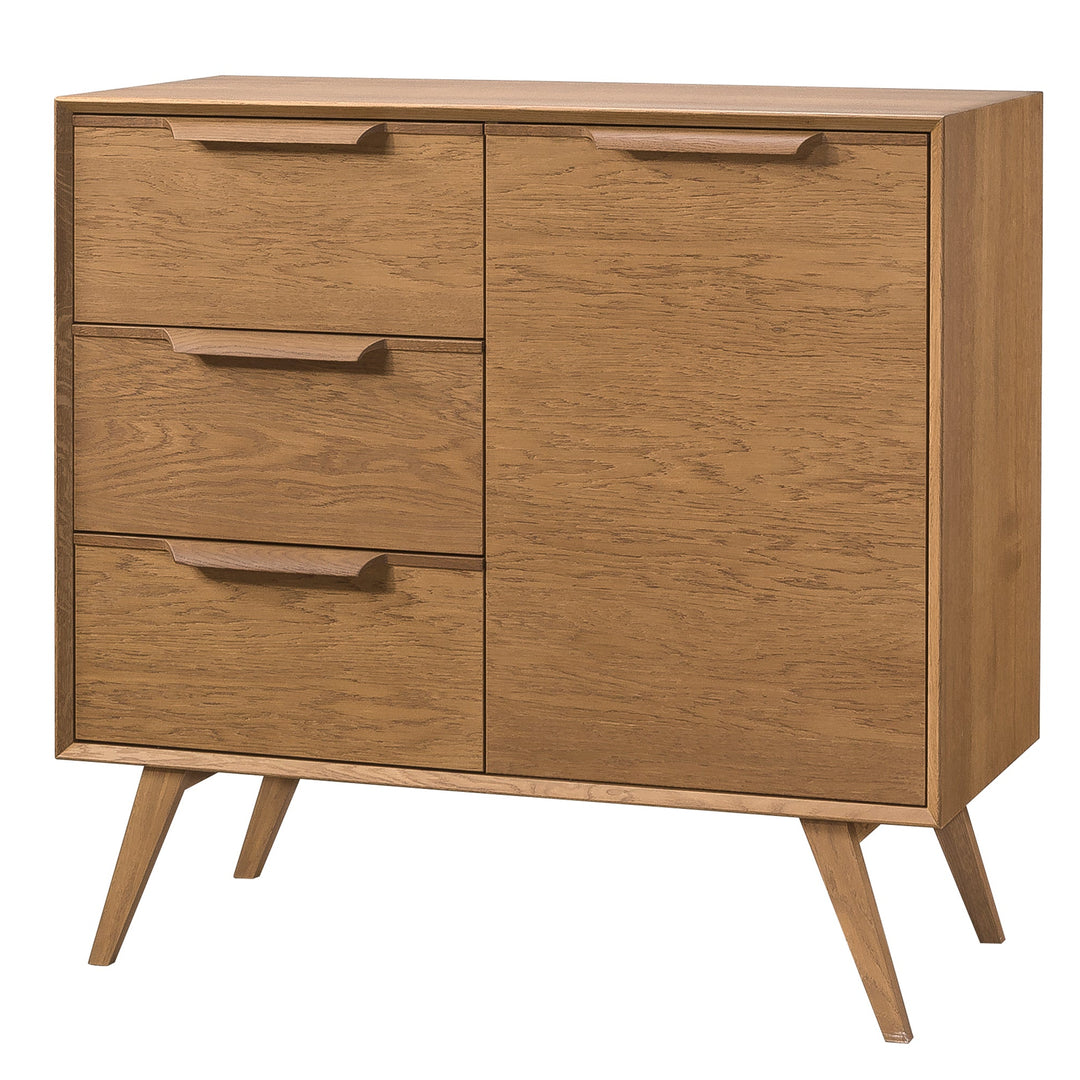 Cassettiera rustica in rovere LEO 12, 105×49,5×100,7 cm | VESKOR