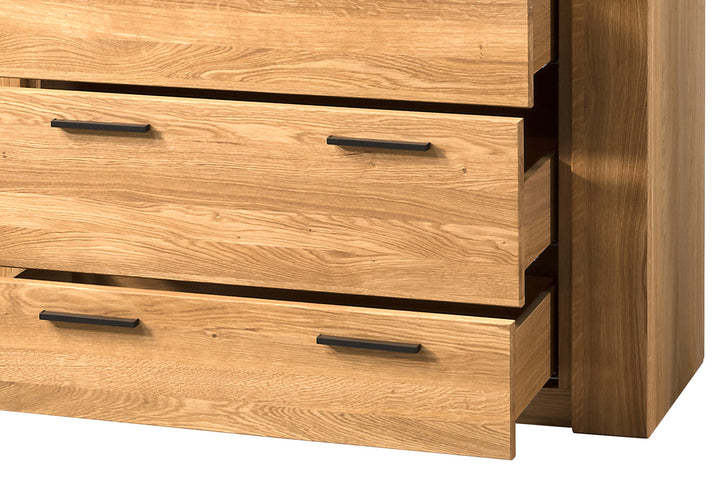Cassettiera in rovere miele VELVET 75, 105x42x110 cm | VESKOR