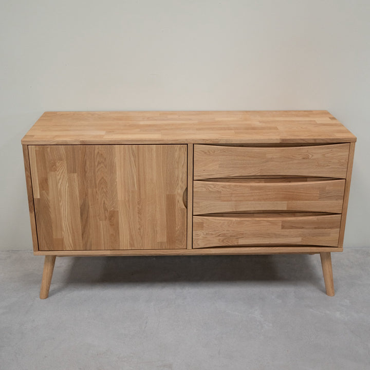 VESKOR Credenza in legno di quercia in rovere massiccio sostenibile