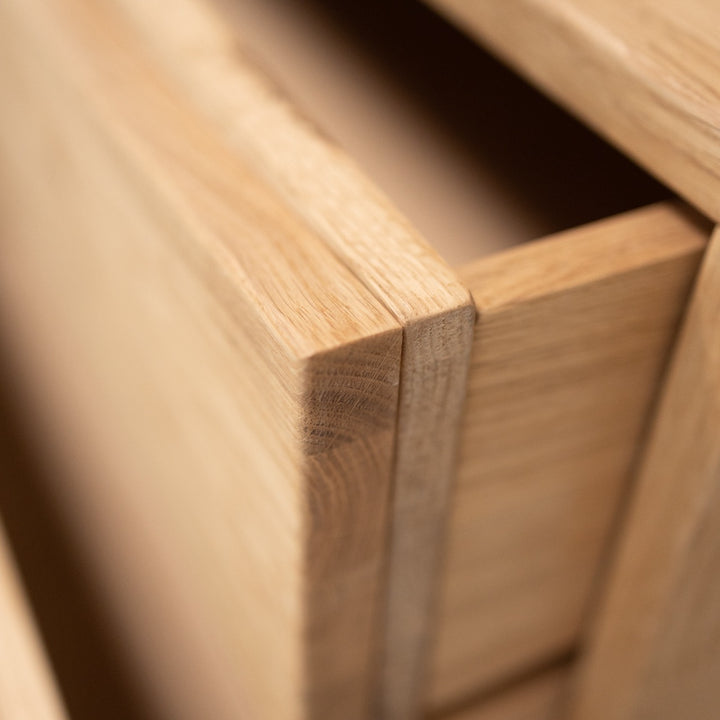 VESKOR Credenza in legno di quercia in rovere massiccio sostenibile