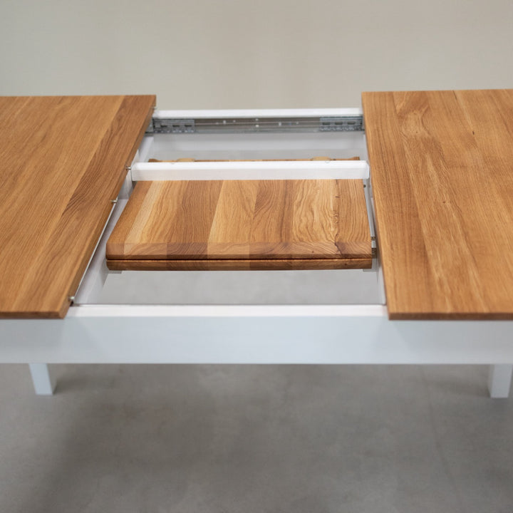 Tavolo da pranzo allungabile in legno massiccio Lausanne | VESKOR