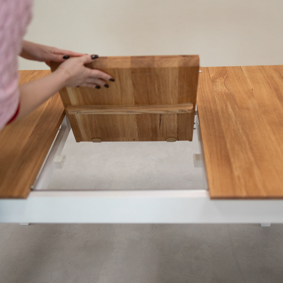Tavolo da pranzo allungabile in legno massiccio Lausanne | VESKOR