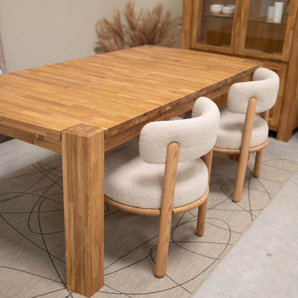 VESKOR Sedia imbottita in rovere massiccio della collezione Lova Mobili nordici dal design moderno Mobel.Store