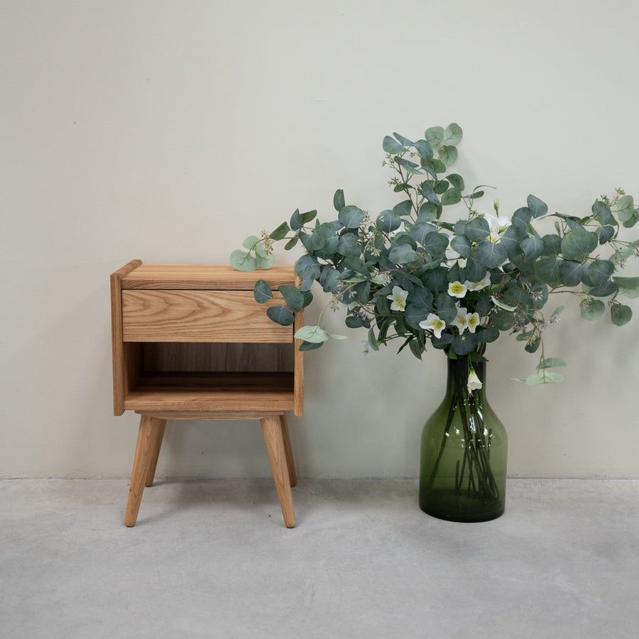 Comodino in legno massiccio VESKOR Oak MALMO