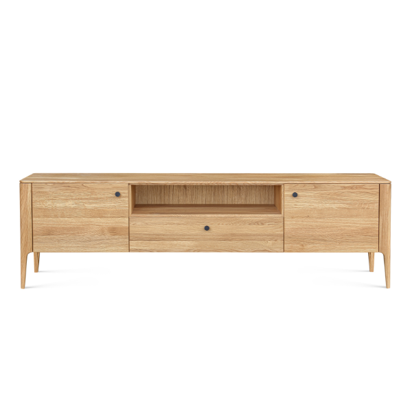 Porta TV VESKOR in rovere massiccio Narvik, 180х40х53 cm.